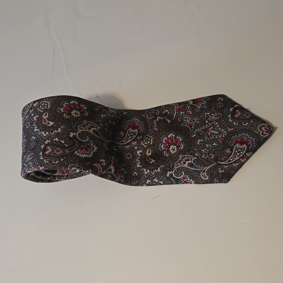Vintage Christian Dior Men's Paisley Silk Tie| - Picture 7 of 8